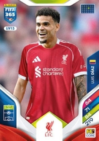 LIV15 Luis Díaz Liverpool Core FIFA 365 2026