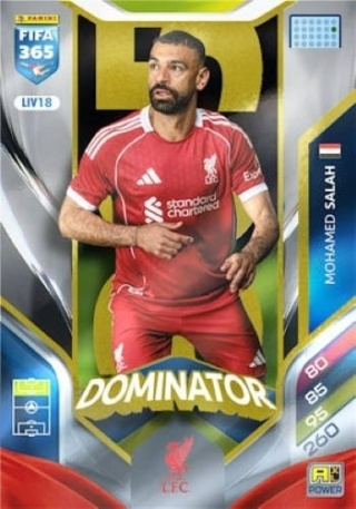 LIV18 Mohamed Salah Liverpool Power Dominator FIFA 365 2026