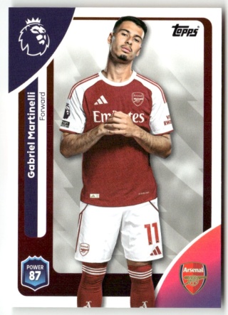 13 Gabriel Martinelli Arsenal Base Premier League 2026