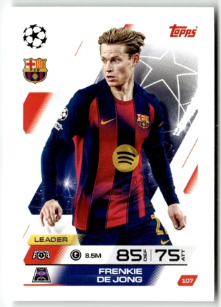 107 Frenkie de Jong FC Barcelona Base Match Attax 2025/26