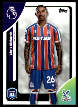 115 Chris Richards Crystal Palace Base Premier League 2026