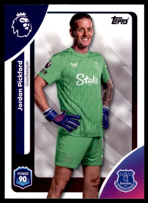 128 Jordan Pickford Everton Base Premier League 2026