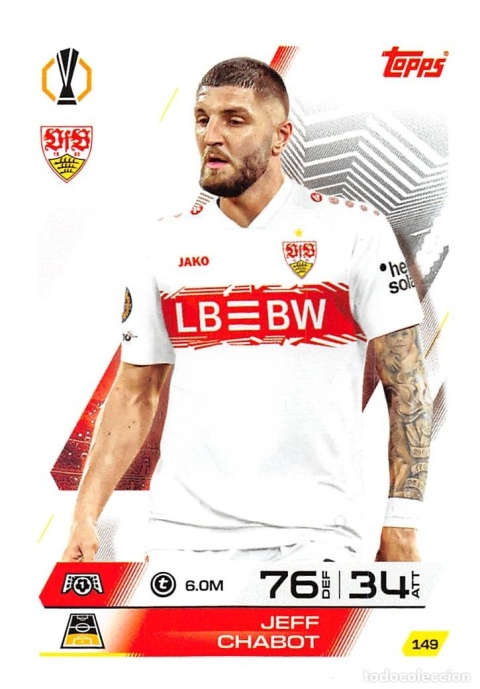 149 Jeff Chabot VfB Stuttgart Base Match Attax 2025/26