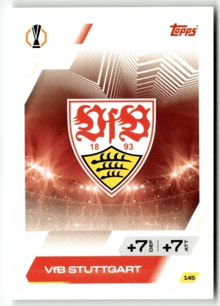 145 Team Badge VfB Stuttgart Base Match Attax 2025/26