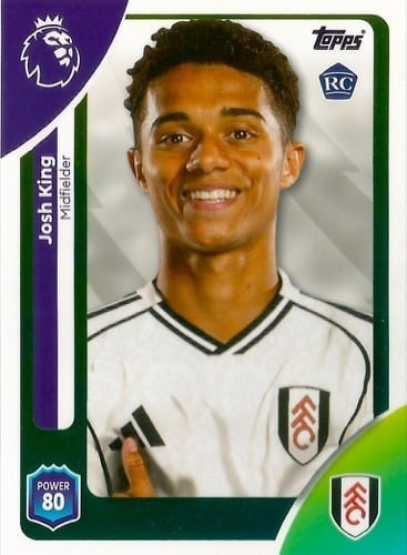 152 Josh King RC Fulham Base Premier League 2026