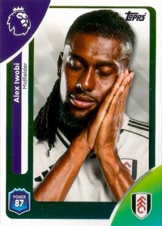 154 Alex Iwobi Fulham Base Premier League 2026