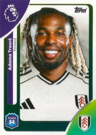 157 Adama Traoré Fulham Base Premier League 2026