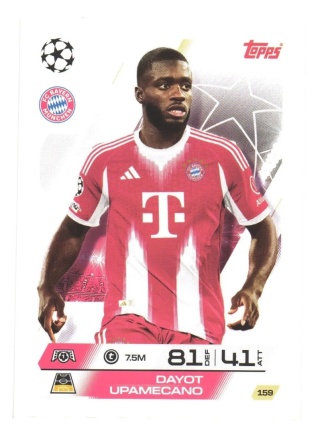 159 Dayot Upamecano FC Bayern Base Match Attax 2025/26