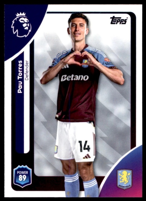 21 Pau Torres Aston Villa Base Premier League 2026