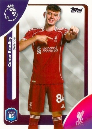 168 Conor Bradley Liverpool Base Premier League 2026