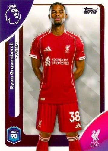 169 Ryan Gravenberch Liverpool Base Premier League 2026