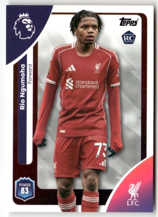 172 Rio NgumohaRC Liverpool Base Premier League 2026