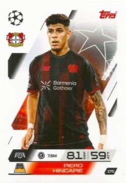 175 Piero Hincapié Bayer Leverkusen Base Match Attax 2025/26