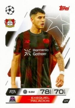 177 Exequiel Palacios Bayer Leverkusen Base Match Attax 2025/26