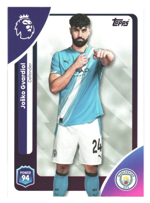 184 Joško Gvardiol Manchester City Base Premier League 2026