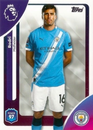 188 Rodri Manchester City Base Premier League 2026