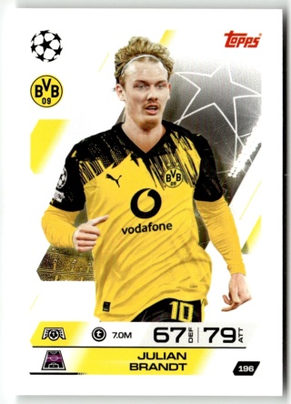 196 Julian Brandt Borussia Base Match Attax 2025/26