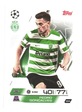 204 Pedro Gonçalves Sporting Base Match Attax 2025/26