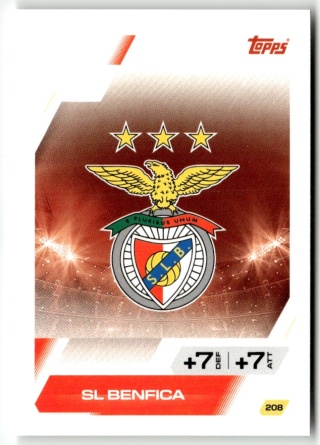 208 Team Badge Benfica Base Match Attax 2025/26