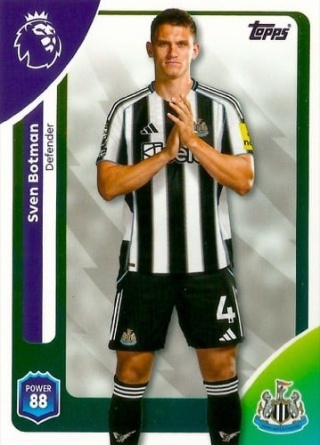 220 Sven Botman Newcastle United Base Premier League 2026