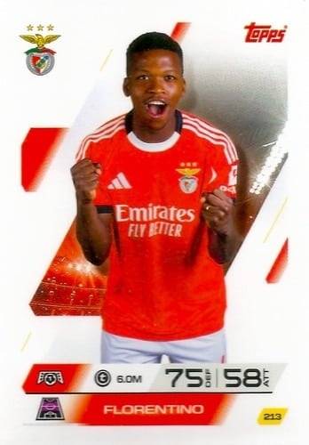 213 Florentino Benfica Base Match Attax 2025/26