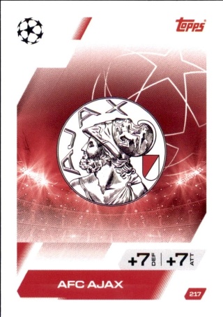 217 Team Badge Ajax Base Match Attax 2025/26