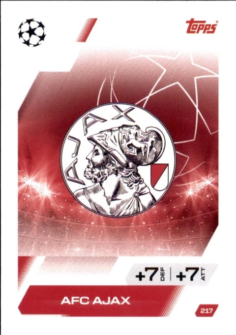 217 Team Badge Ajax Base Match Attax 2025/26