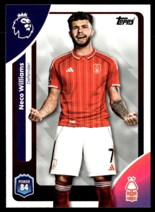 240 Neco Williams Nottingham Forest Base Premier League 2026