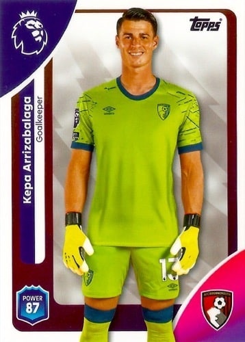 38 Kepa Arrizabalaga Bournemouth Base Premier League 2026