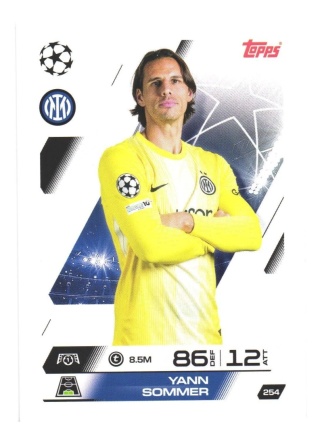254 Yann Sommer Inter Base Match Attax 2025/26