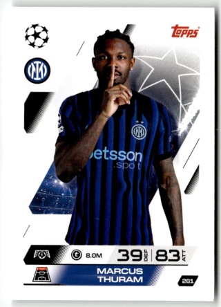 261 Marcus Thuram Inter Base Match Attax 2025/26
