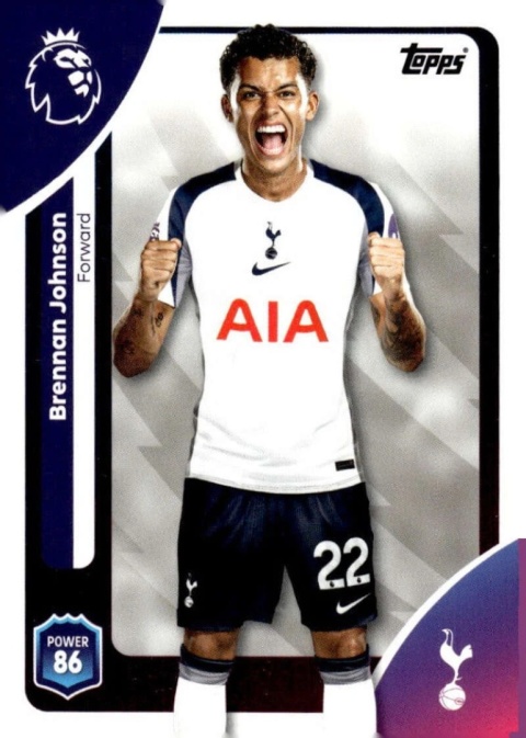 265 Brennan Johnson Tottenham Base Premier League 2026