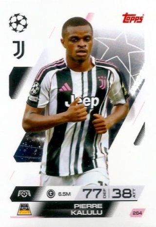 264 Pierre Kalulu Juventus Base Match Attax 2025/26