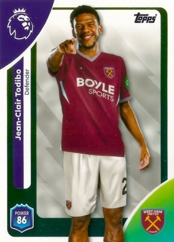 273 Jean-Clair Todibo West Ham Base Premier League 2026