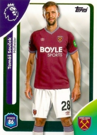 278 Tomáš Souček West Ham Base Premier League 2026