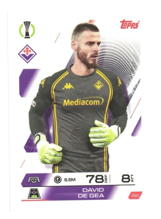 281 David De Gea Fiorentina Base Match Attax 2025/26