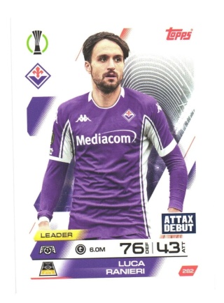 282 Luca Ranieri Fiorentina Base Match Attax 2025/26