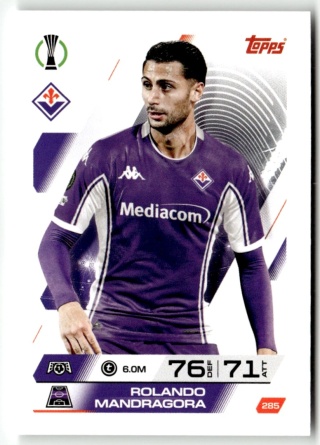 285 Rolando Mandragora Fiorentina Base Match Attax 2025/26