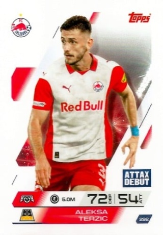292 Aleksa Terzic FC Salzburg Base Match Attax 2025/26
