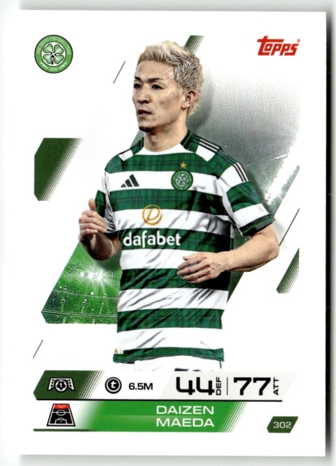 302 Daizen Maeda Celtic Base Match Attax 2025/26