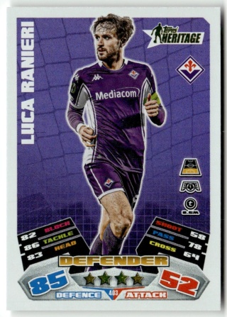 403 Luca Ranieri Fiorentina Heritage Match Attax 2025/26