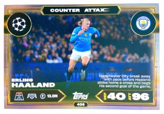 408 Erling Haaland Manchester City Counter Attax Match Attax 2025/26