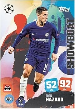416 Eden Hazard Chelsea Showboat Match Attax 2025/26