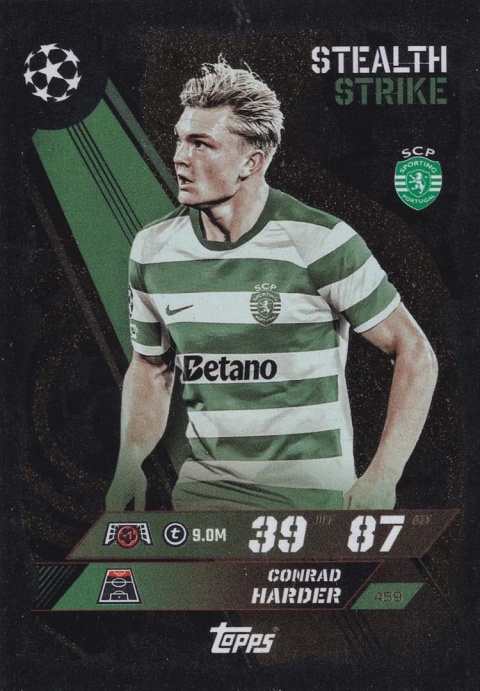 459 Conrad Harder Sporting Stealth Strike Match Attax 2025/26