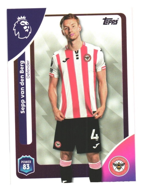 58 Sepp van den Berg Brentford Base Premier League 2026