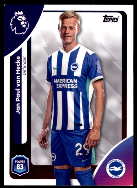 75 Jan Paul van Hecke Brighton Base Premier League 2026