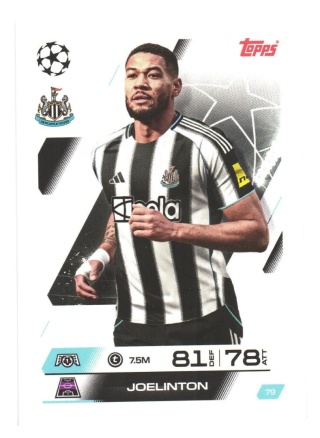 79 Joelinton Newcastle United Base Match Attax 2025/26
