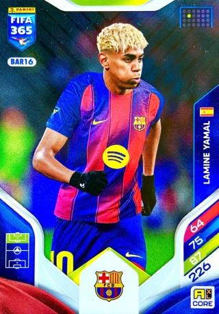 BAR16 Lamine Yamal Barcelona Core FIFA 365 2026
