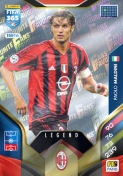 FAN16 Paolo Maldini AC Milan Fans Favourite Legend FIFA 365 2026