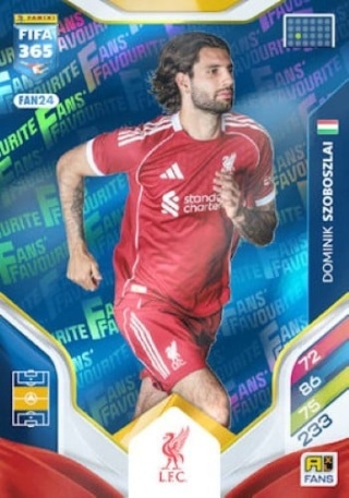 FAN24 Dominik Szoboszlai Liverpool Fans Favourite blue FIFA 365 2026